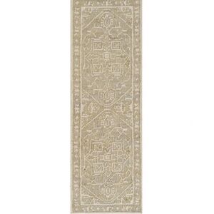 Momeni Nirvana Hand Woven Wool and Jute Medallion Area Runner NIR-1